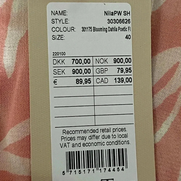 Part Two Nila Long Sleeve Ruffled Blouse Floral - Picture 12 of 16